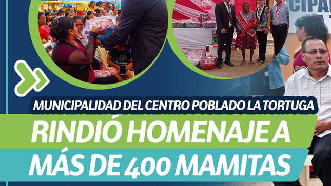 La tortuga rindió homenaje a 400 mamitas