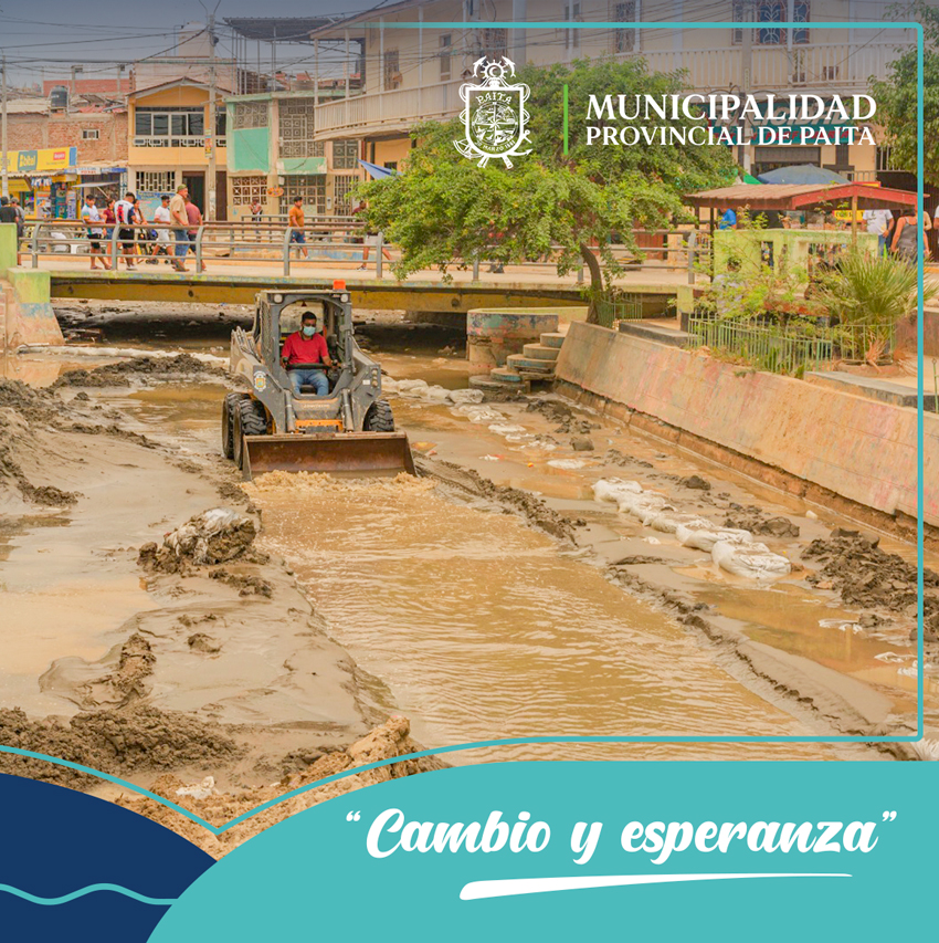 Municipalidad de Paita realiza Limpieza Permanente del jr. Zanjón, frente a Oleajes Anómalos 