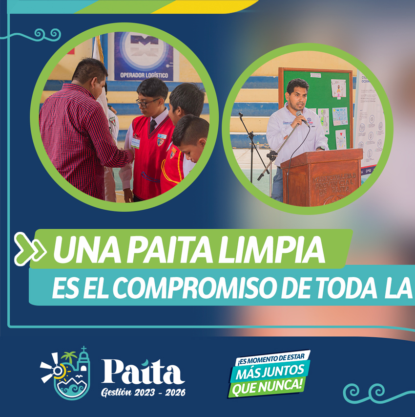 Paita limpia es el compromiso de toda la ciudadanía