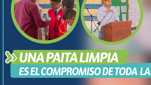 Paita  limpia es el compromiso de toda la ciudadanía
