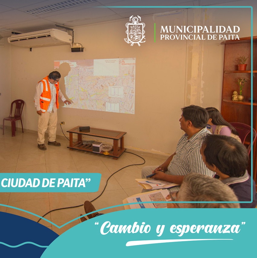 Alcalde Pedro Cuadros y Typsa Perú sostienen reunión en el marco del proyecto “Entrega del Drenaje Pluvial integral de la ciudad de Paita”

