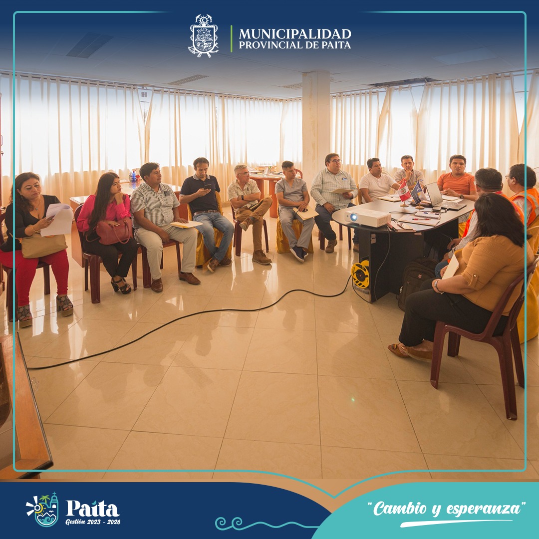 Alcalde Pedro Cuadros y Typsa Perú sostienen reunión en el marco del proyecto “Entrega del Drenaje Pluvial integral de la ciudad de Paita”