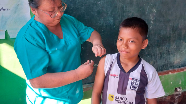 Vacunación a niños