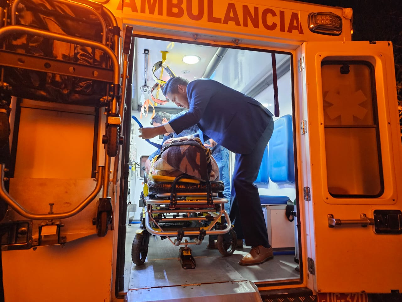 Atención de emergencia por parte de equipo de la Red de Salud Sánchez Carrión