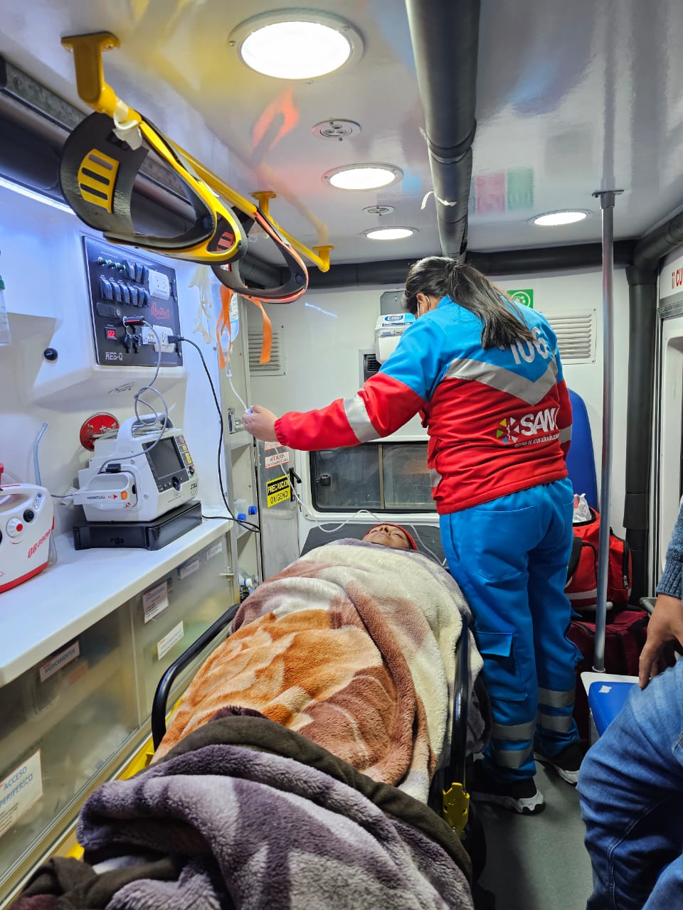 Atención de emergencia por parte de equipo de la Red de Salud Sánchez Carrión