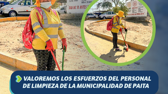 Valoremos los esfuerzos del personal de limpieza