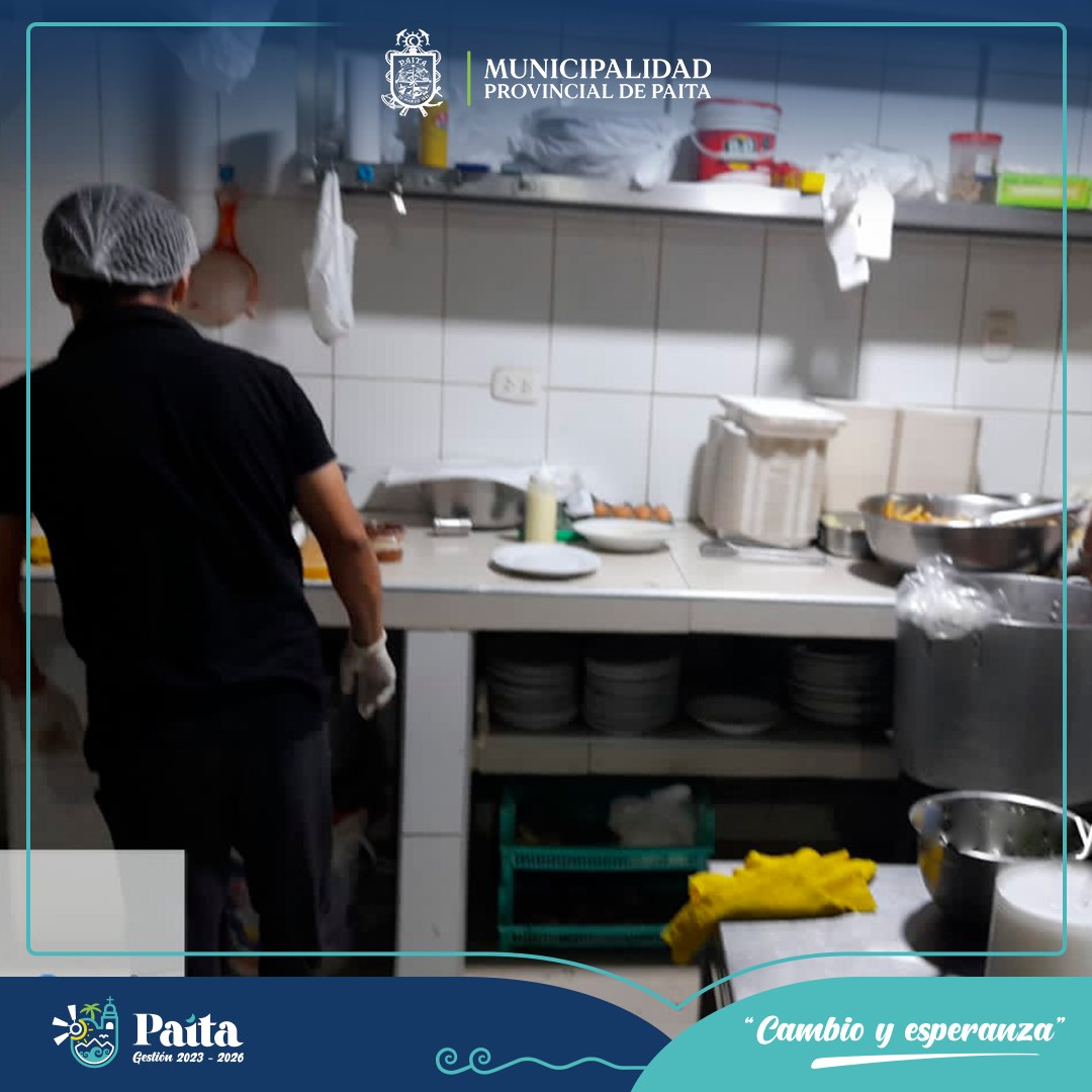 Municipalidad de Paita realizó operativo inopinado en cuatro pollerías