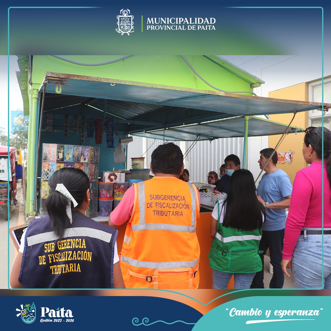Municipalidad de Paita Intensificó Operativos Contra el Comercio Ambulatorio