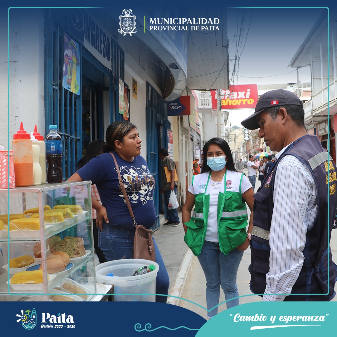 Municipalidad de Paita Intensificó Operativos Contra el Comercio Ambulatorio