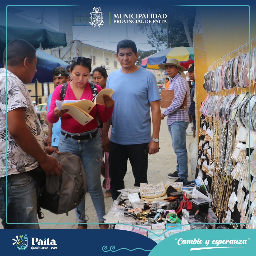 Municipalidad de Paita Intensificó Operativos Contra el Comercio Ambulatorio