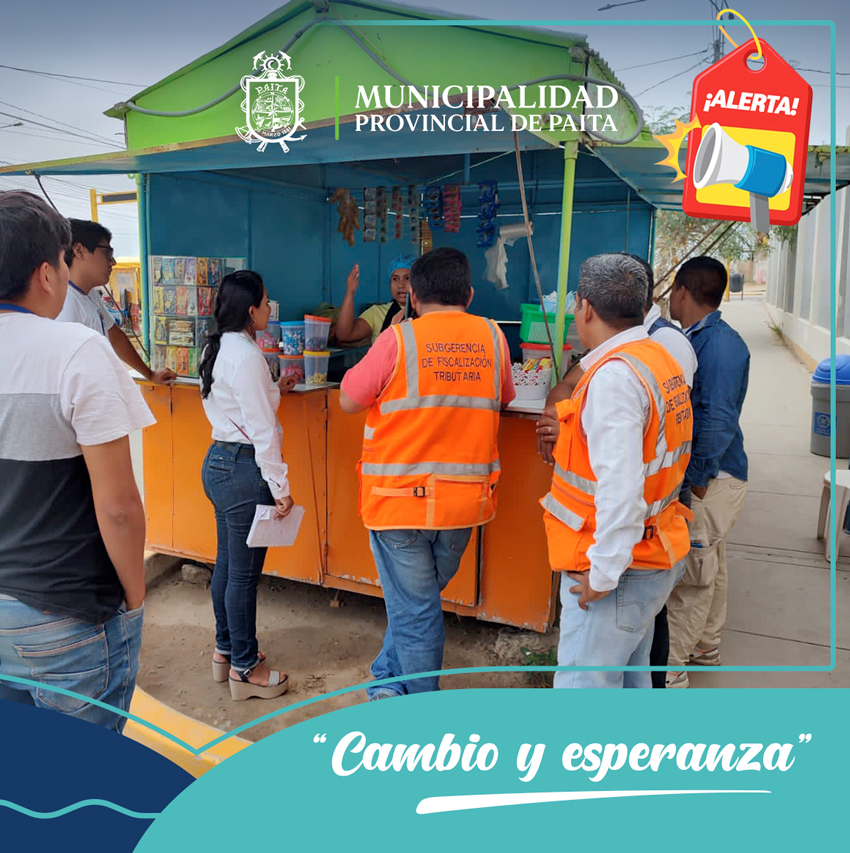 Municipalidad de Paita trabaja para Liberar y Ordenar la vía Pública del Comercio Informal