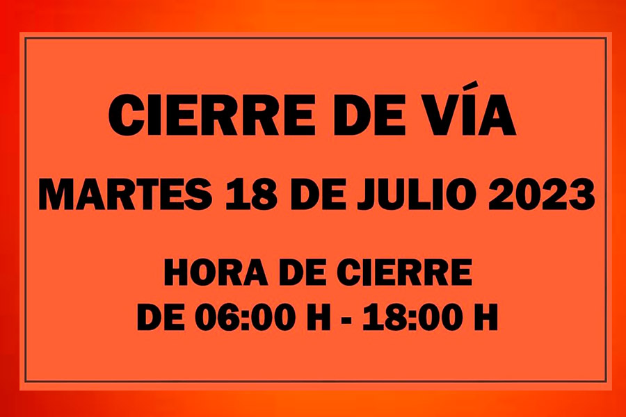 Cierre temporal de vía por trabajos en el puente “La Cabaña” En Canta