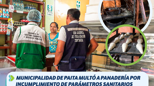 Multan a panadería por incumplimiento 