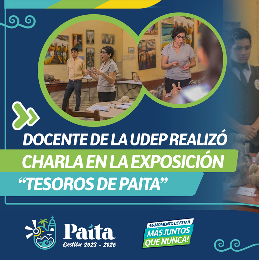 Docente de la udep realizó charla en la exposición