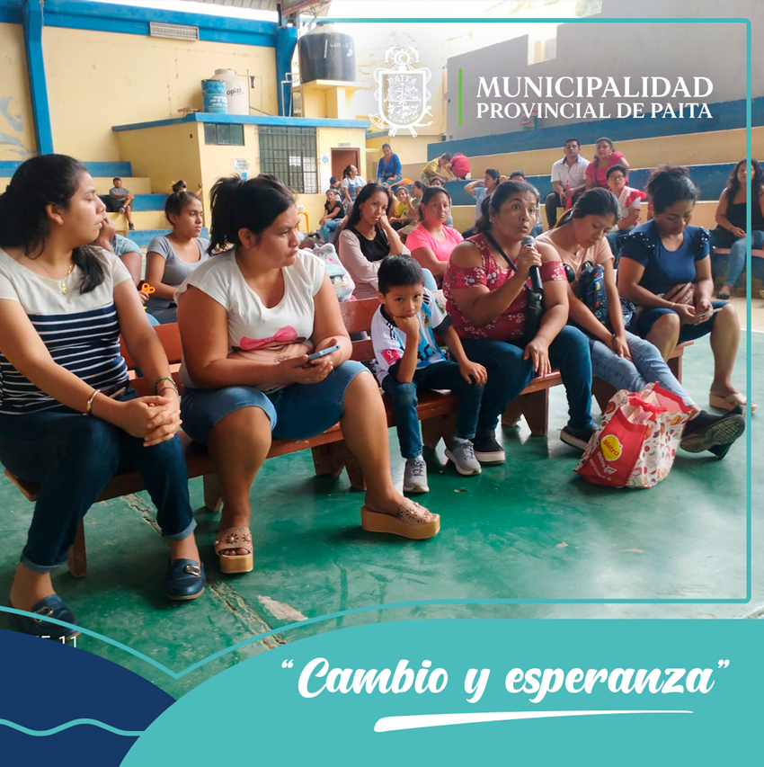 Demuna de la Municipalidad de Paita impartió “Escuelas de Familia”