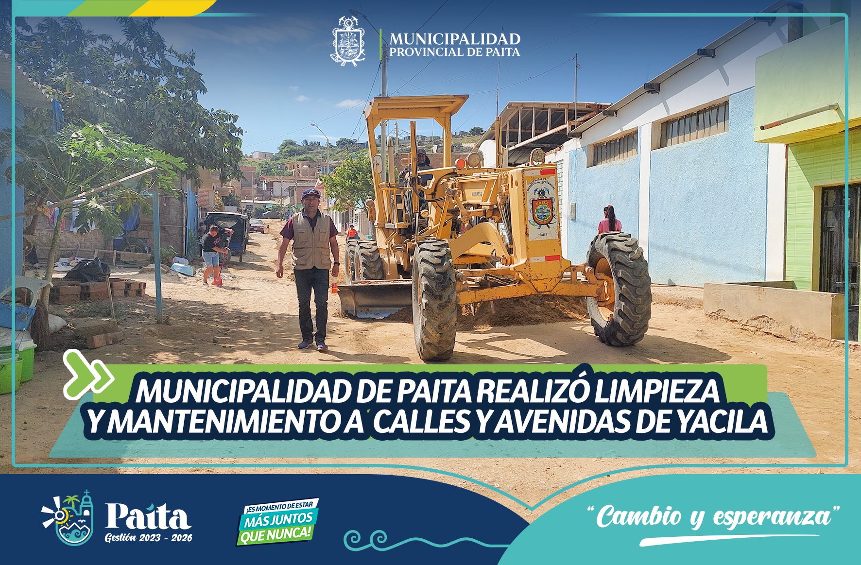 Municipalidad de Paita realizó limpieza y mantenimiento