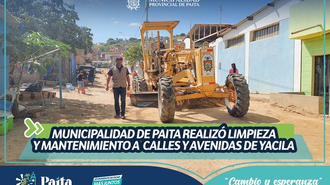 Municipalidad de Paita realizó limpieza y mantenimiento