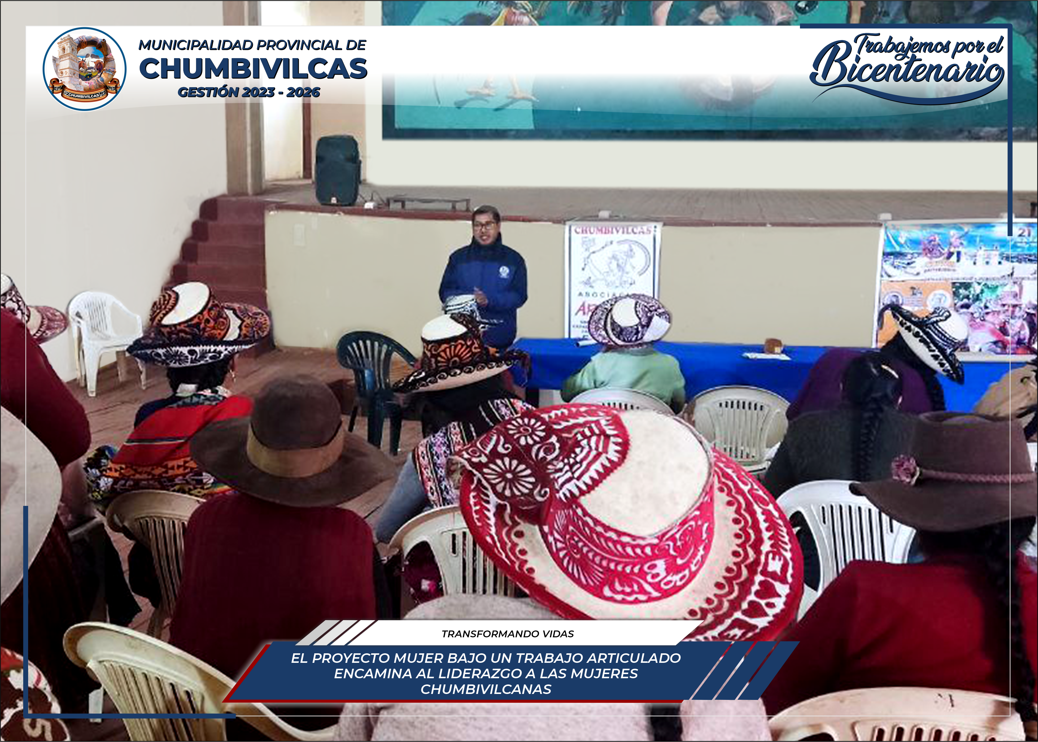 Municipalidad de Chumbivilcas realiza VI Módulo de la Escuela Provincial Lideresas Chumbivilcas 2023