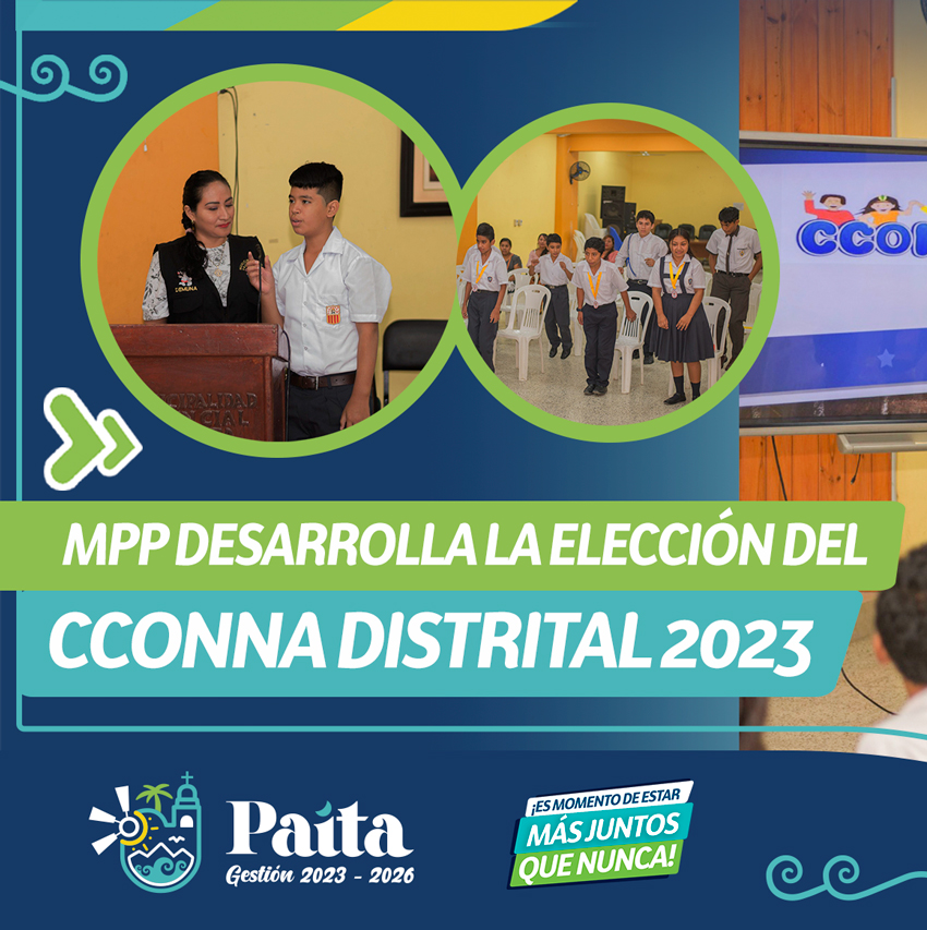 MPP desarrolló la elección del CCONNA Distrital 2023