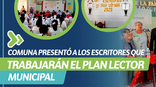 Comuna presentó a los escritores que trabajarán el Plan Lector Municipal