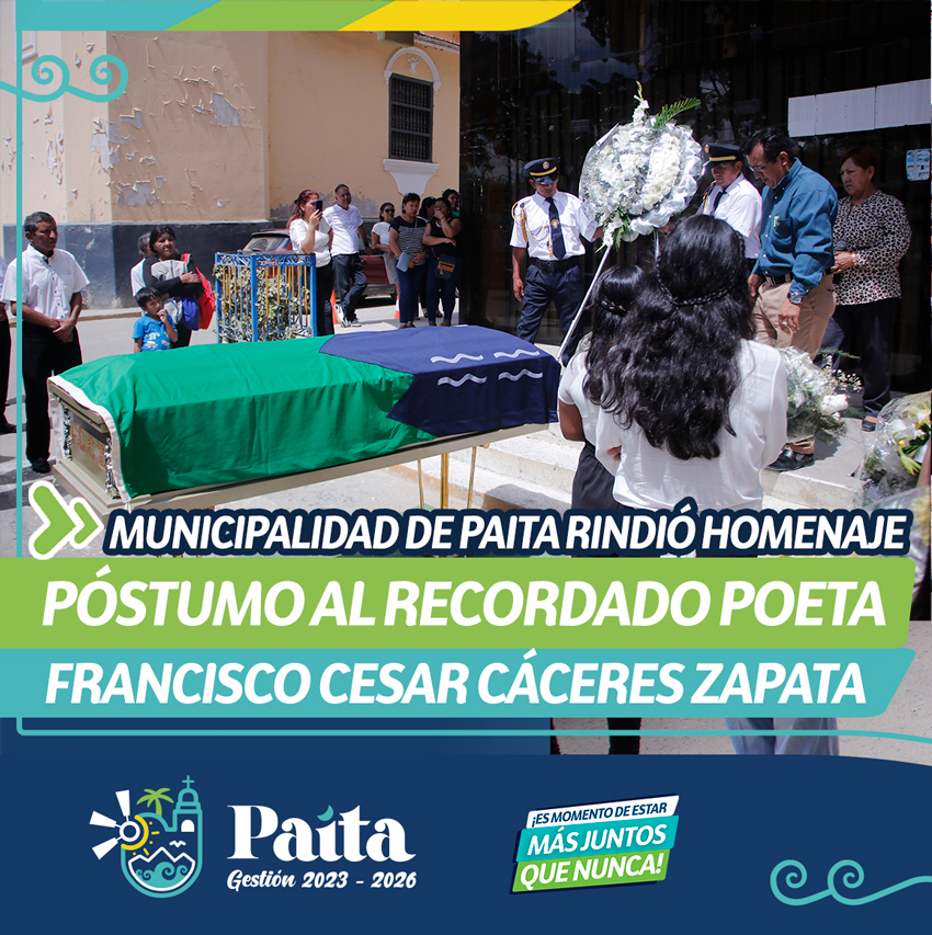 Municipalidad de Paita rindió homenaje póstumo