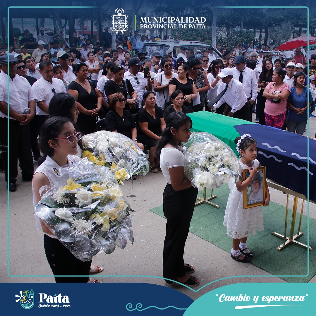 Municipalidad de Paita rindió homenaje póstumo