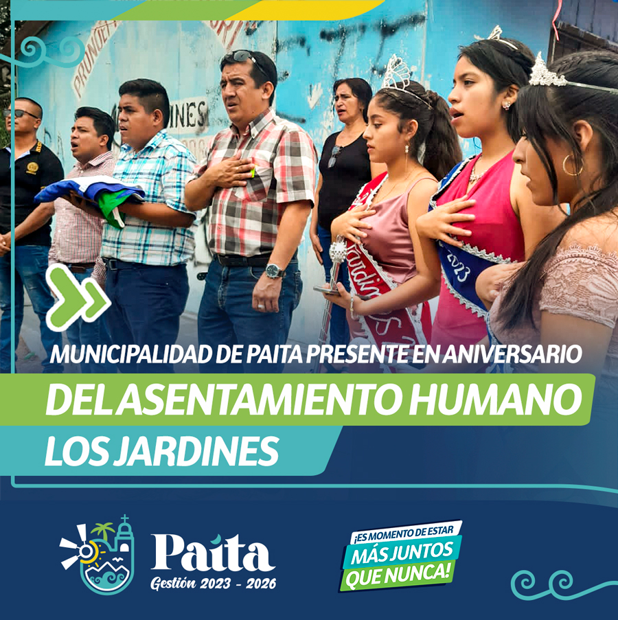 Municipalidad de Paita presente en aniversario