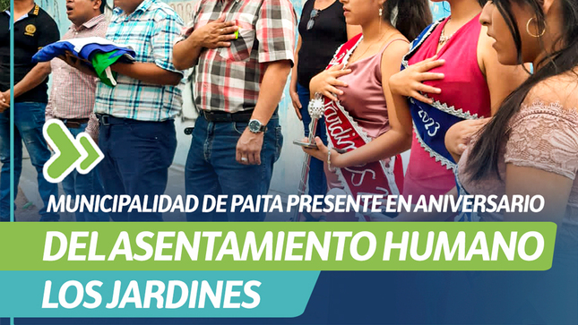 Municipalidad de Paita presente en aniversario