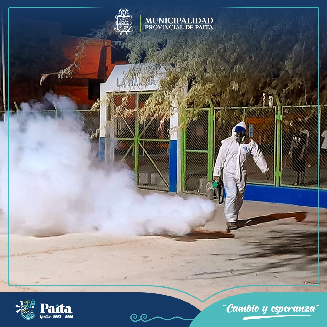 Municipalidad de Paita continúa con fumigación