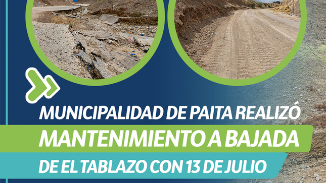 Municipalidad de Paita realizó mantenimiento