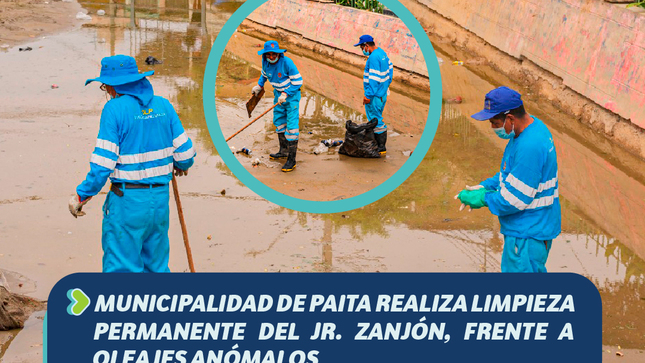 Municipalidad de Paita realiza limpieza permanente