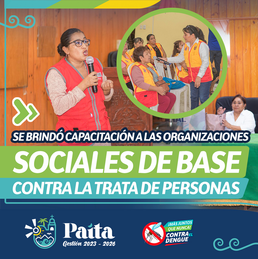 Se brindó capacitación a las organizaciones sociales de base