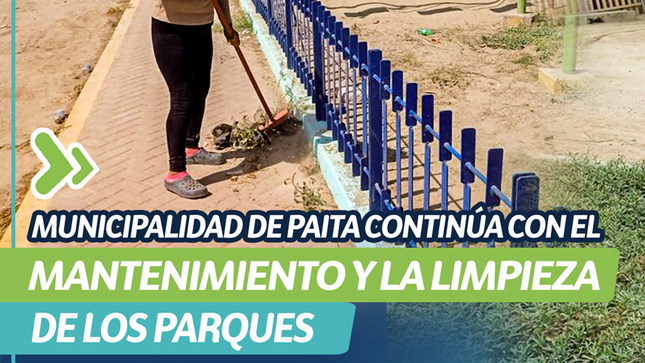 Municipalidad de Paita continúa con el mantenimiento