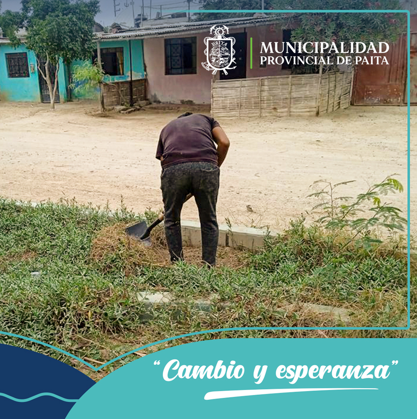 Municipalidad de Paita continúa con el mantenimiento