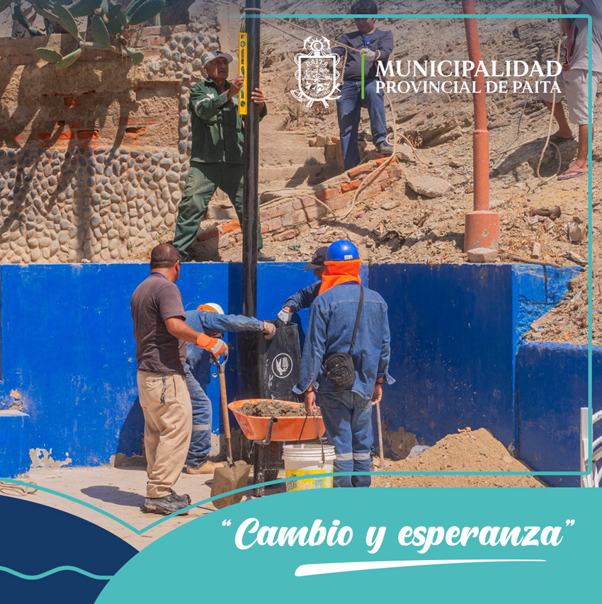 Municipalidad de Paita trabaja en mejorar la iluminación