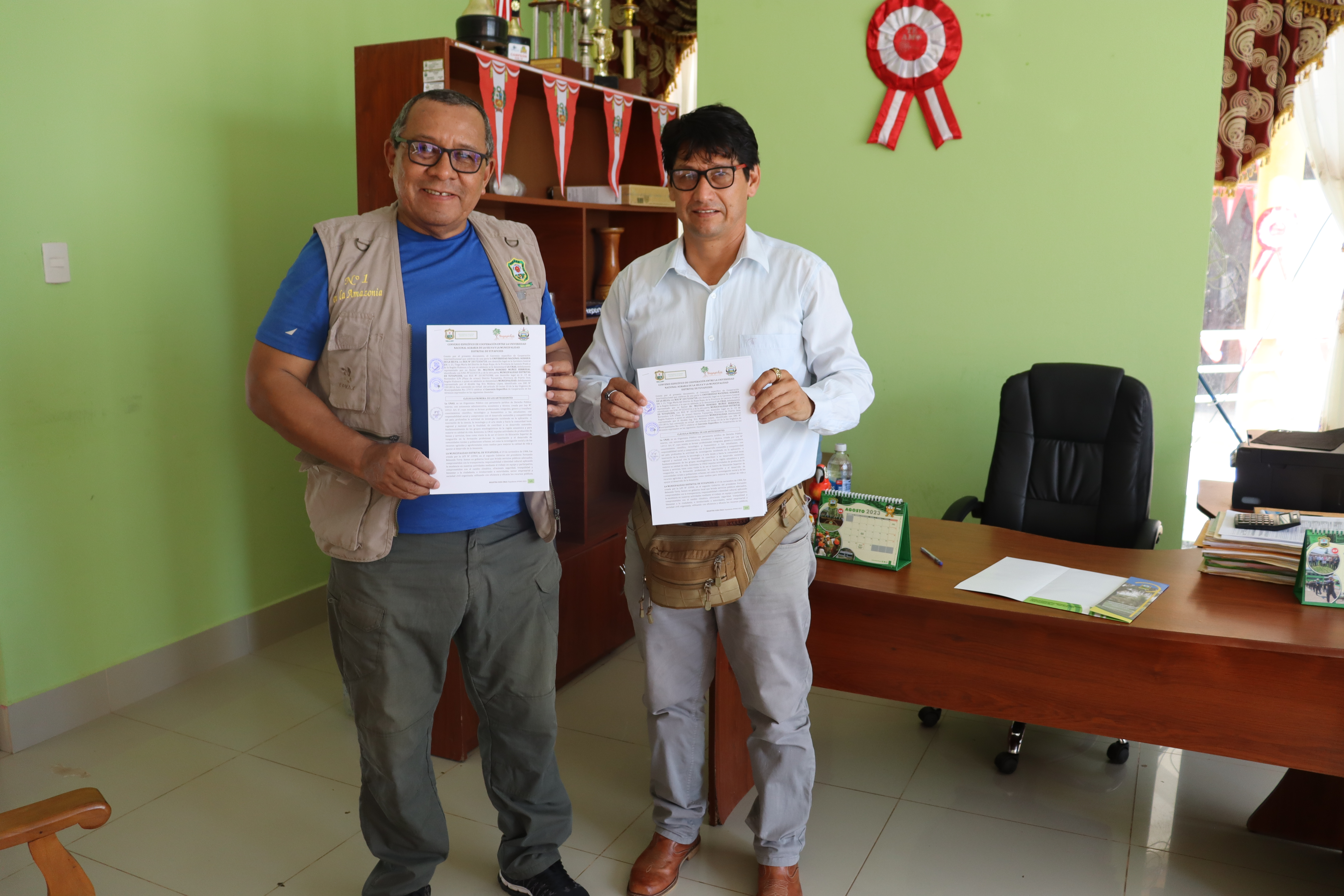 CONVENIO CON LA UNAS 