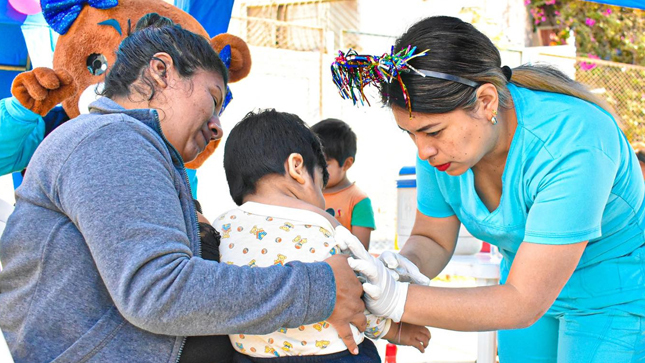 Vacunación de niños