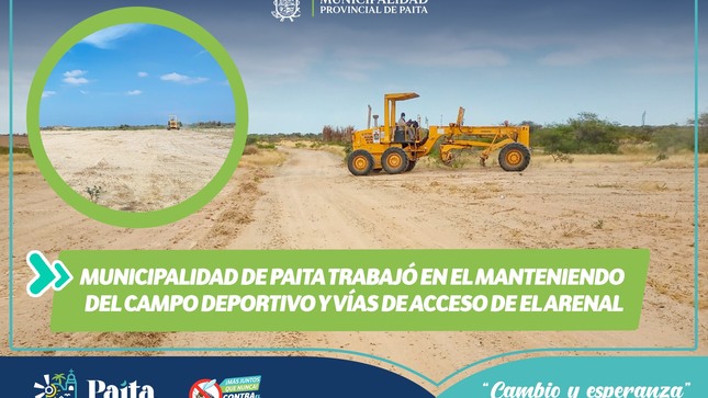 Municipalidad de Paita trabajó en el manteniendo 