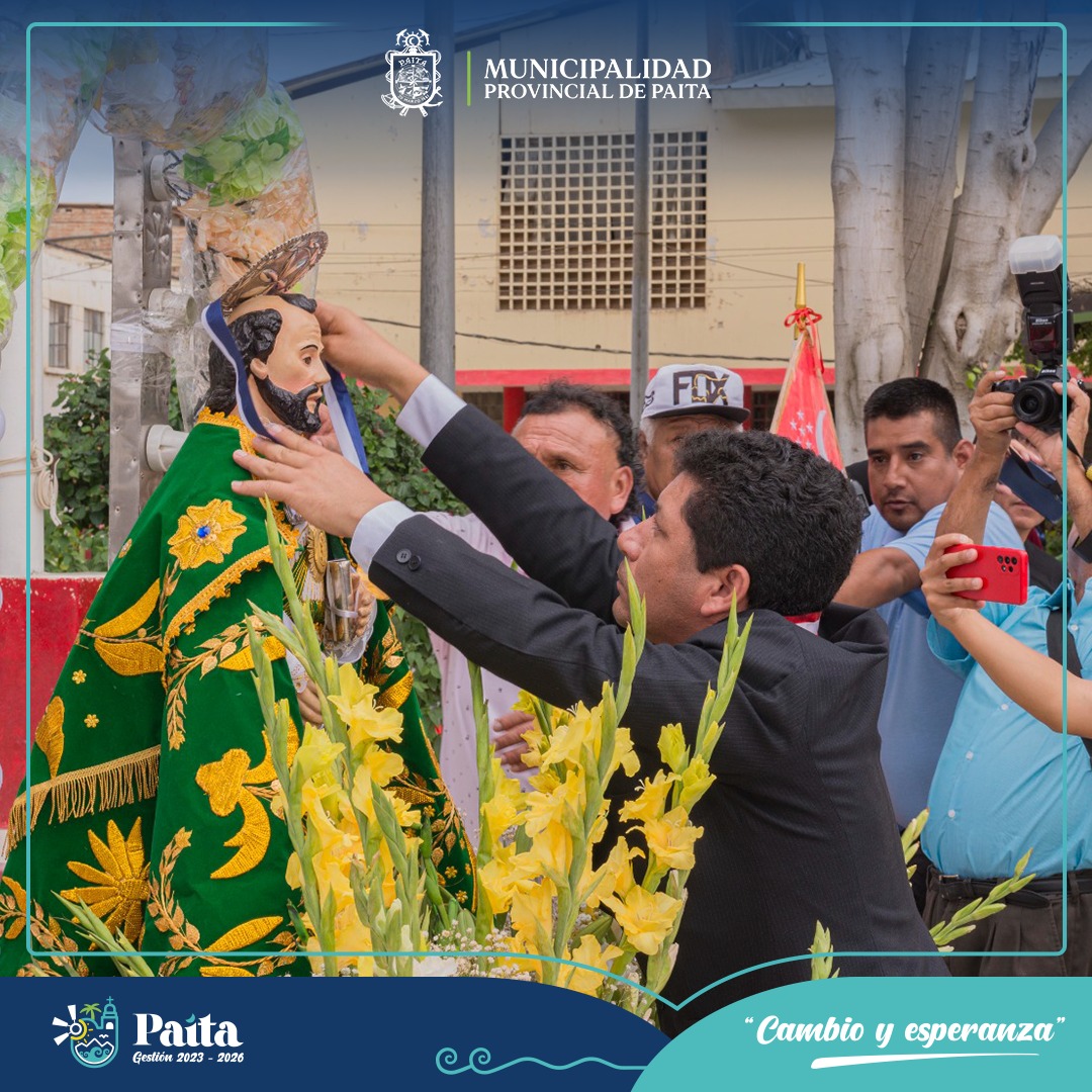 Municipalidad de Paita rindió homenaje a los santos apóstoles