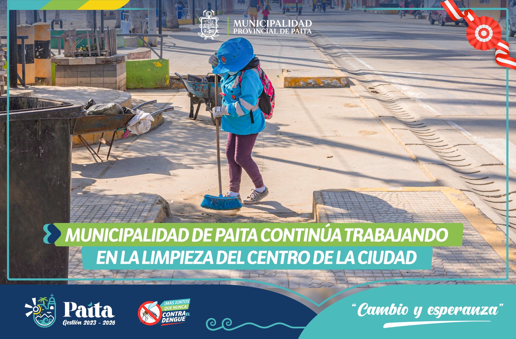 Municipalidad de Paita continúa trabajando en la limpieza