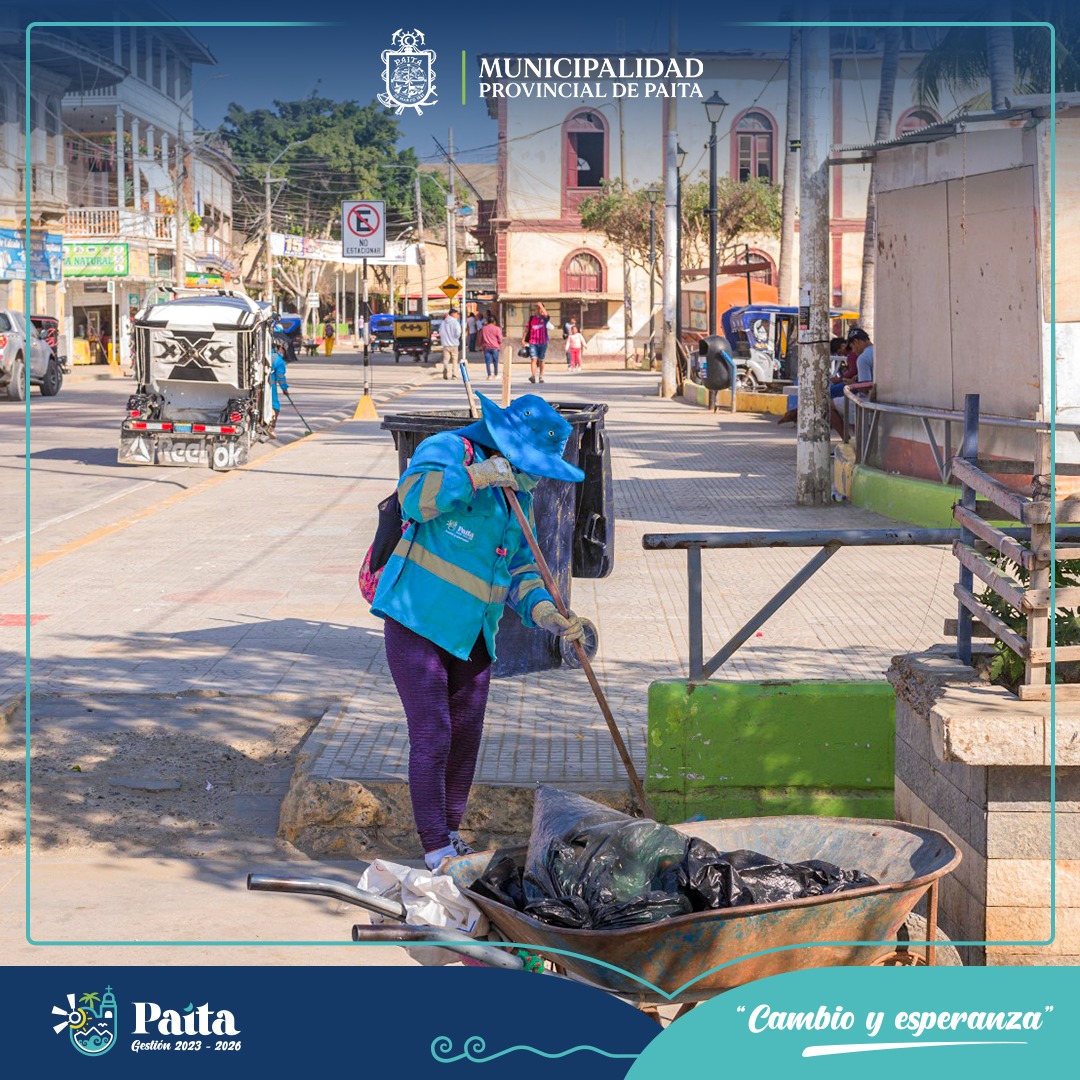 Municipalidad de Paita continúa trabajando en la limpieza