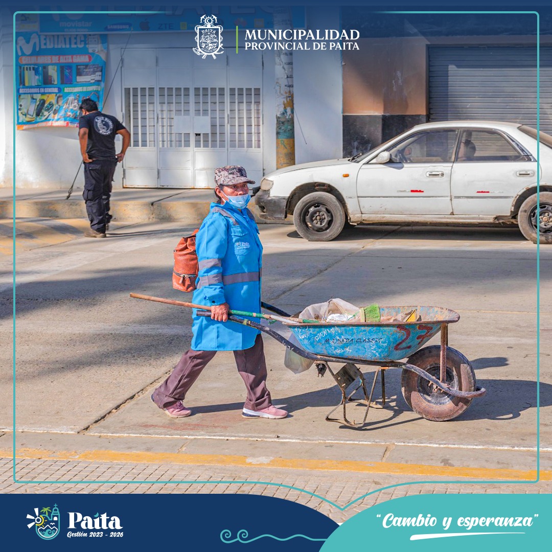 Municipalidad de Paita continúa trabajando en la limpieza
