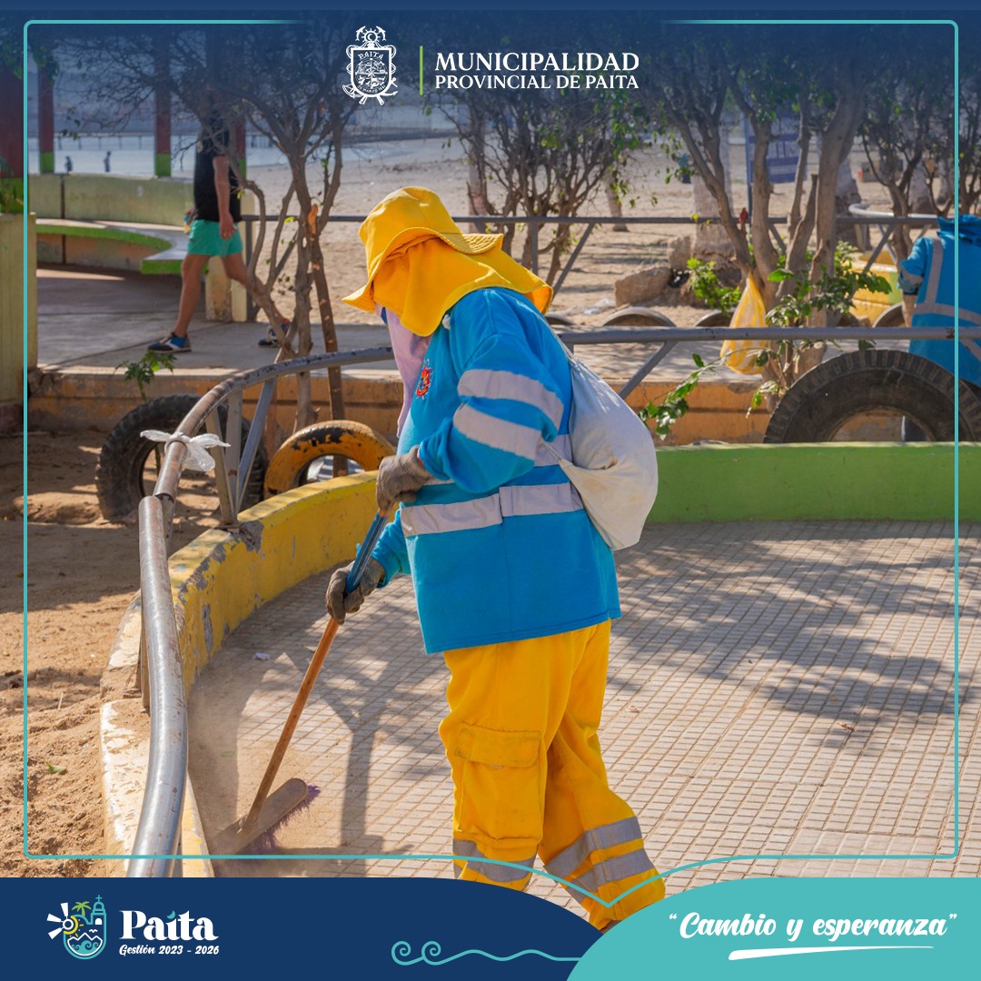 Municipalidad de Paita continúa trabajando en la limpieza