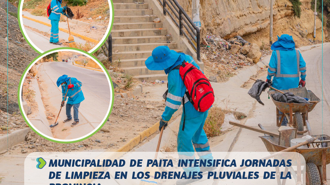 Municipalidad de Paita intensifica jornadas de limpieza