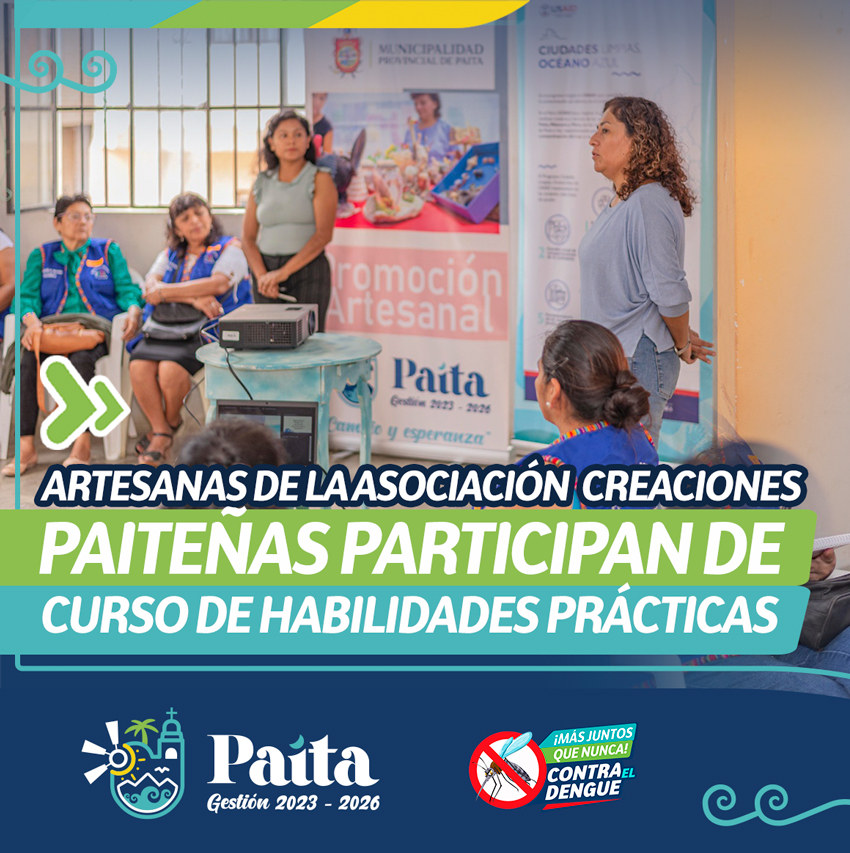 Artesanas de la Asociación Creaciones Paiteñas