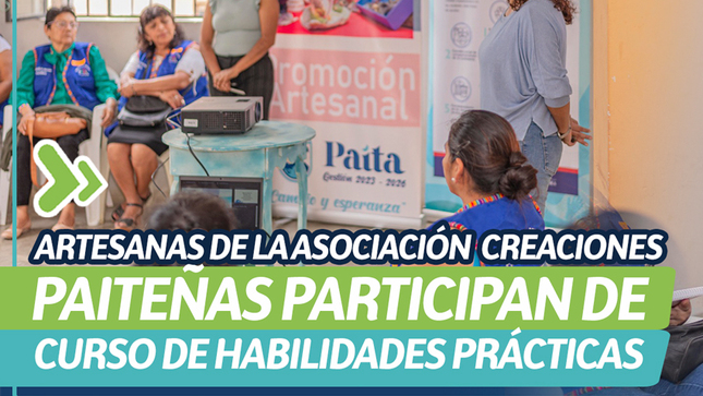 Artesanas de la Asociación Creaciones Paiteñas