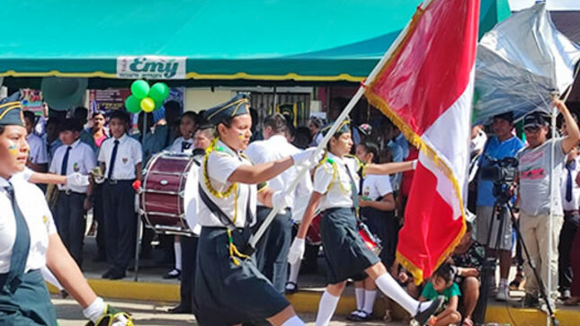 Desfile escolar de homenaje al Perú por nuestras fiestas patrias será el viernes 21 de julio.