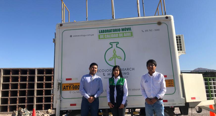 La comuna provincial inició el monitoreo para medición de la calidad de aire, acción ejercitada por un laboratorio móvil que cuenta con equipos automáticos y tecnología de micro – sensores con DAHS certificado por INACAL (NTP-ISO/IEC 17025:2017), la cual generará una corrida de datos en un período de 24 horas.