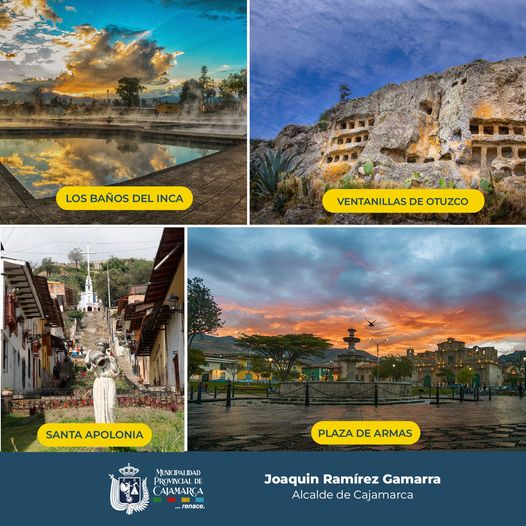 ¡Ven y conoce más de 𝐂𝐀𝐉𝐀𝐌𝐀𝐑𝐂𝐀! 😍 Sus paisajes y lugares turísticos esperan por ti. 