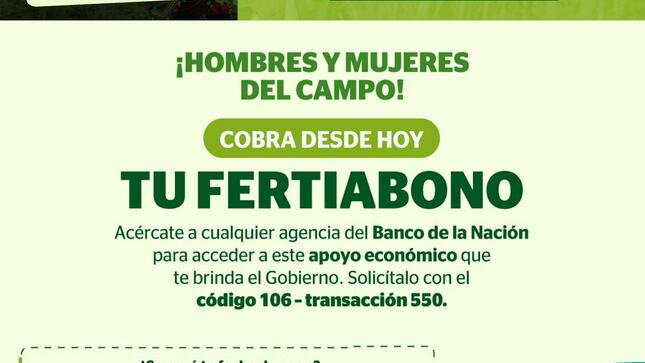 Beneficiarios del 𝗕𝗢𝗡𝗢 𝗙𝗘𝗥𝗧𝗜𝗔𝗕𝗢𝗡𝗢 𝟮